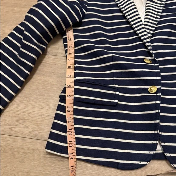 J Crew Schoolboy Blazer in Mixed Stripe 6 - Picture 8 of 9
